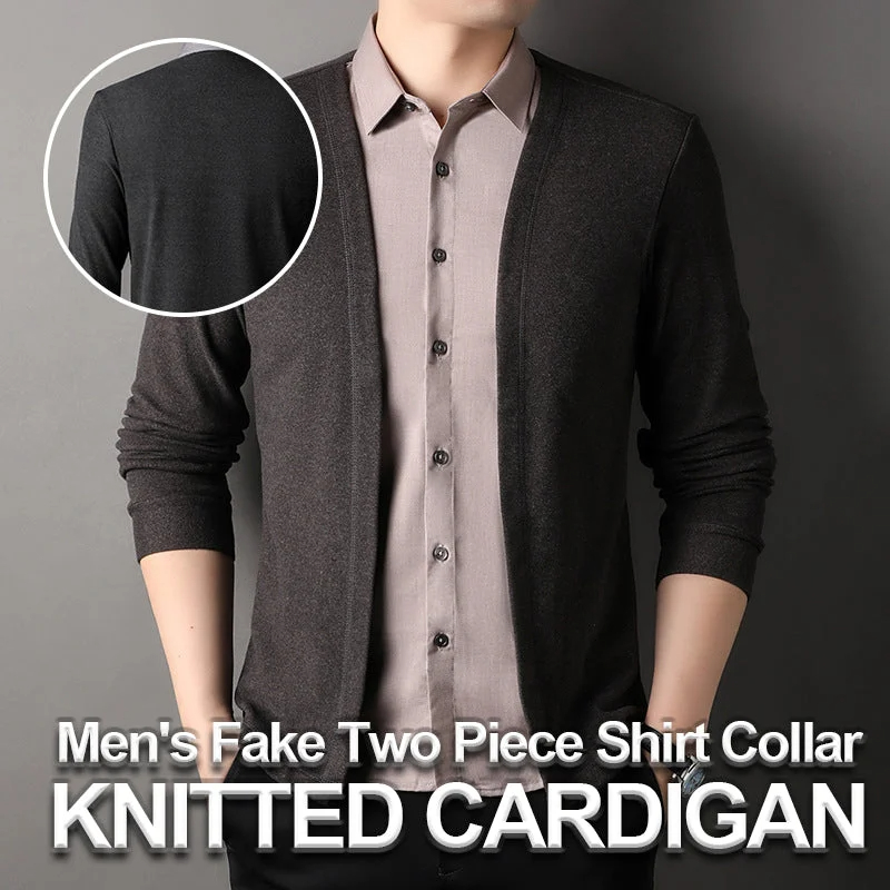 Men's Fake Two Piece Shirt Collar Knitted Cardigan (1).jpg